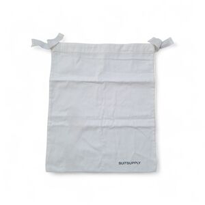Suitsupply White Dust Bag Logo Gifts Empty 2 Shoe Storage Travel 16 x 13 in